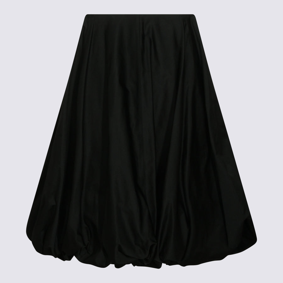 Balenciaga 60% Polyester skirt in black