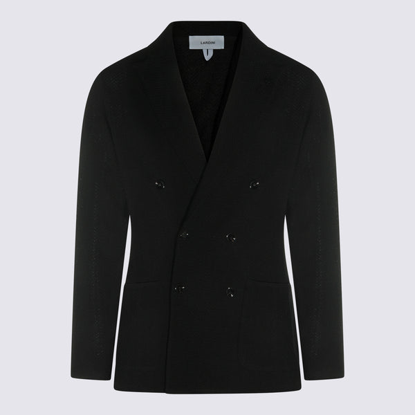 Lardini 60% Cotton blazer in black