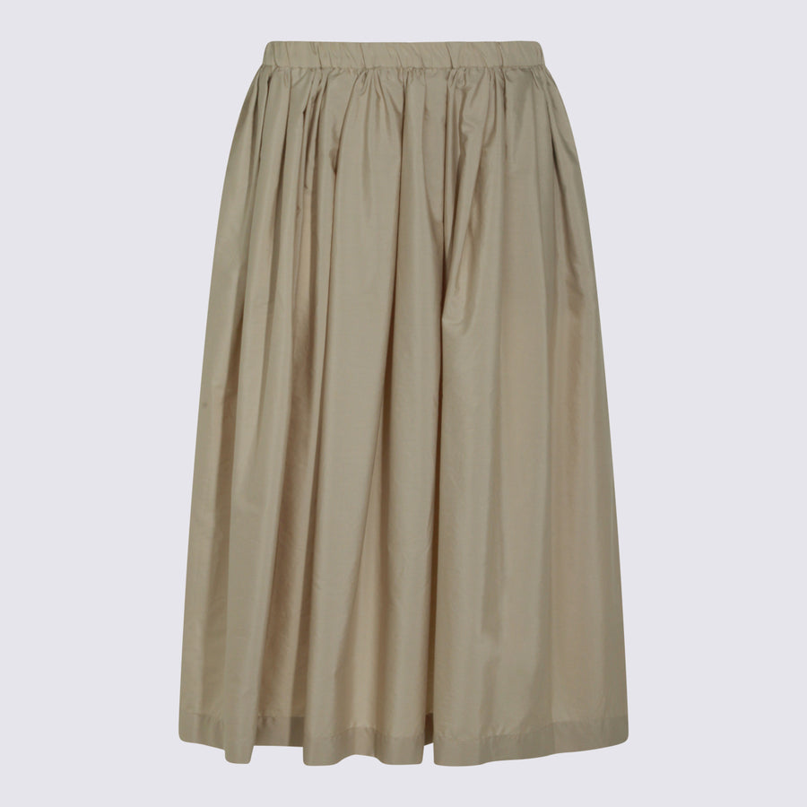 Nine In The Morning 100% Cotton skirt in beige