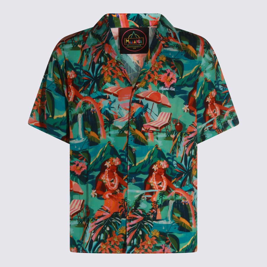 Maunakea 100% Viscose shirt in multicolor