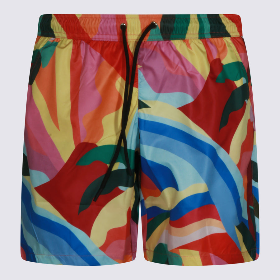 Maunakea 100% Polyester swim shorts in multicolor