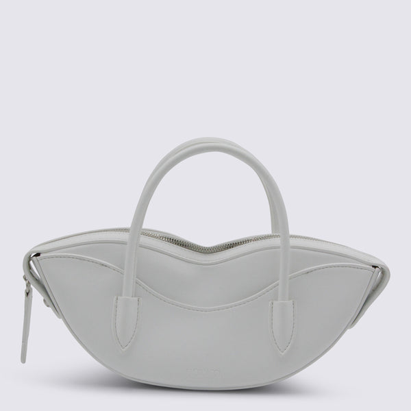 Fiorucci 50% Cotton top handle bag in white