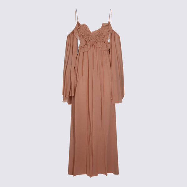 Blumarine 100% Viscose dress in rose
