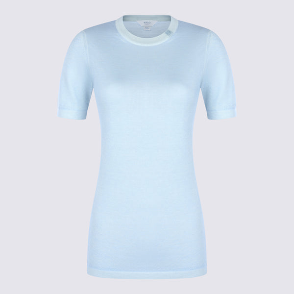 Malo 100% Cotton sweater in blue