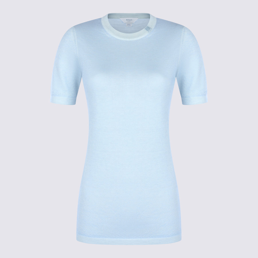 Malo 100% Cotton sweater in blue