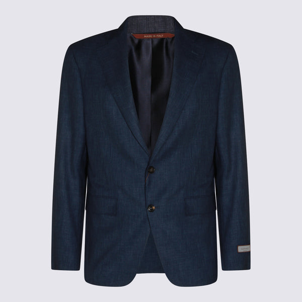 Canali 100% Wool blazer in navy