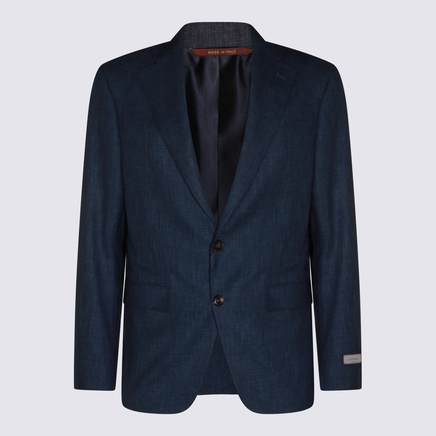 Canali 100% Wool blazer in navy