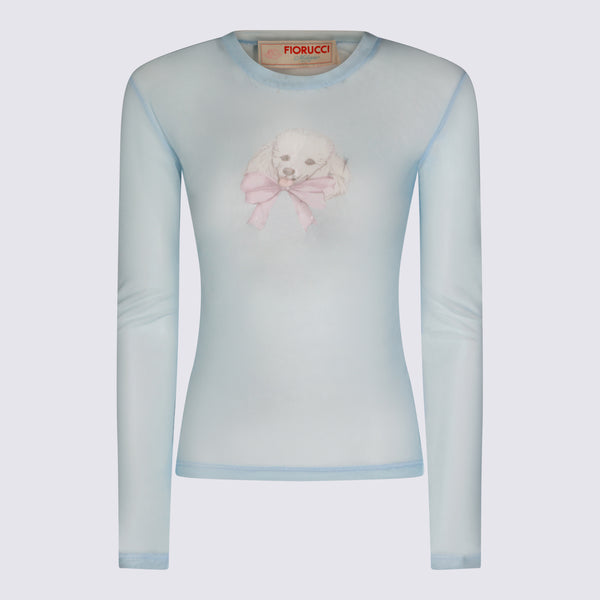 Fiorucci 82% Nylon t-shirt in blue