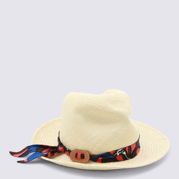 Cuba Lab 8051944590HIBISCUS 100% Raffia panama hat in beige
