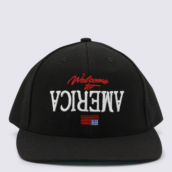 Willy Chavarria WCASC0084 100% Polyester baseball cap in black