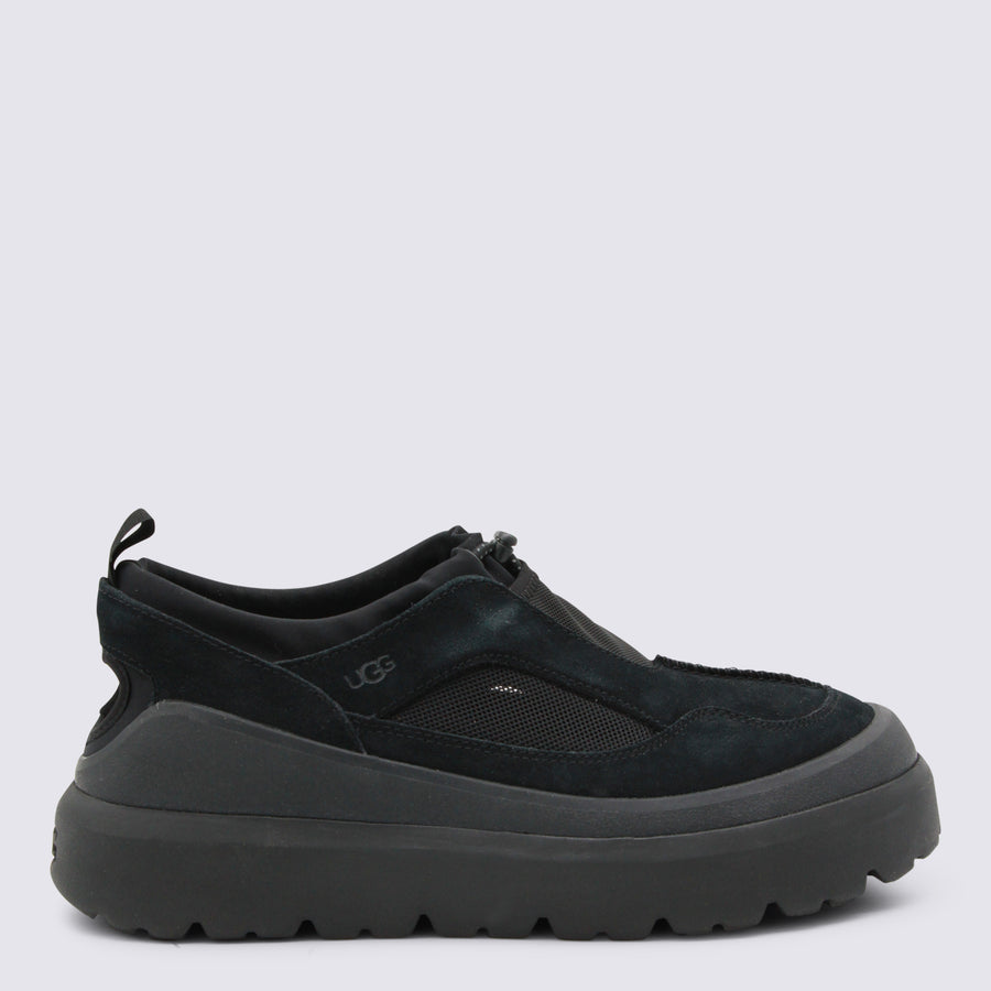 UGG Suede/Mesh upper sneaker in black