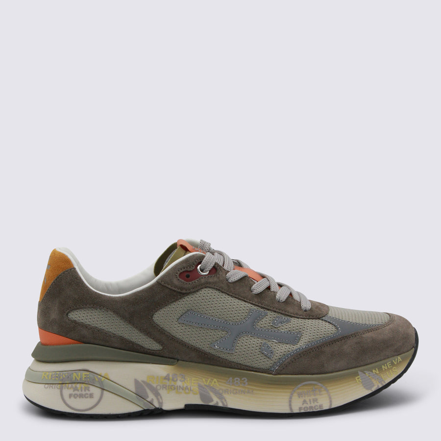 Premiata _cover TEX/le/El sole el sneakers in taupe