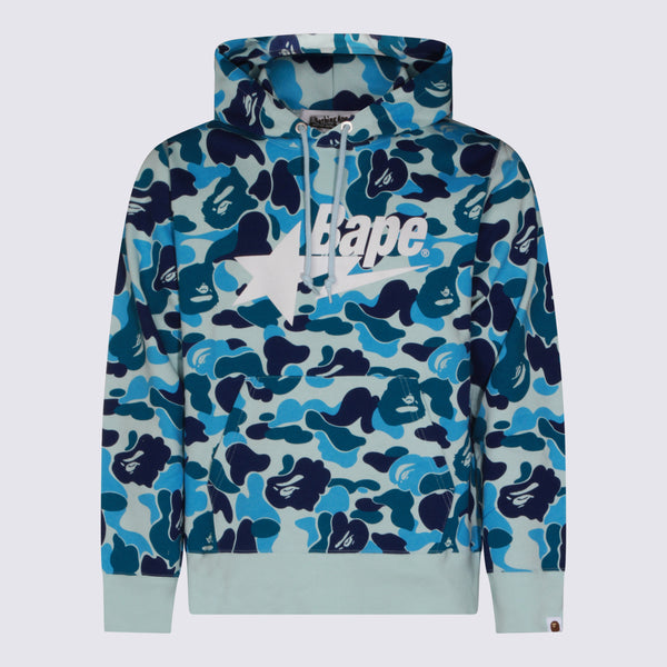 Bape 100% Cotton sweatshirt in blue