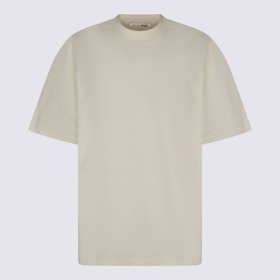 Fear Of God Essentials 80% Cotton t-shirt in beige