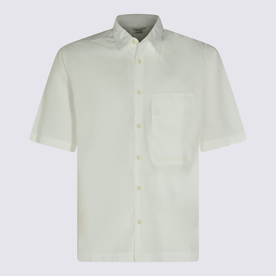 Cp Company 100% Cotton shirt in white