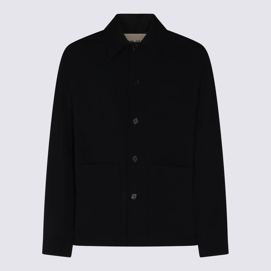 Nn.07 100% Polyester jacket in black