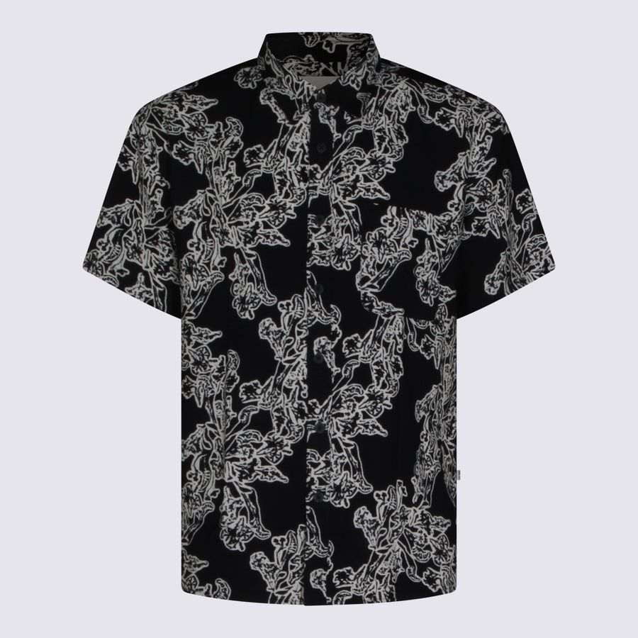 Nn.07 100% cotton shirt in navy