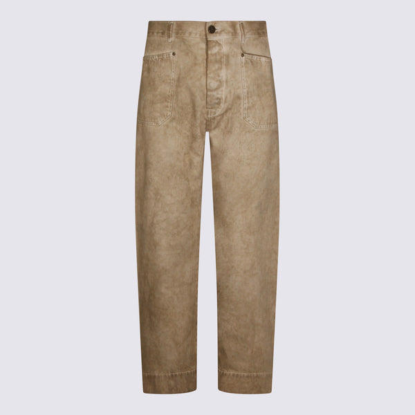 Vivienne Westwood 100% Cotton trousers in beige