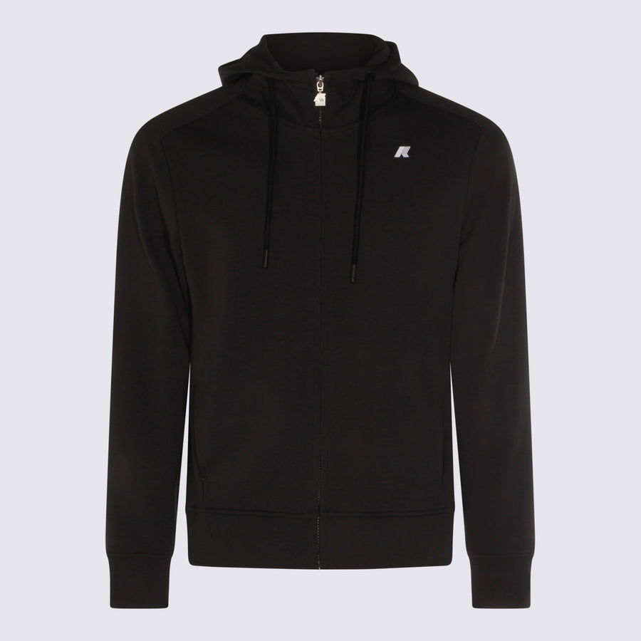 K-Way 80% Cotton sweatshirt in black