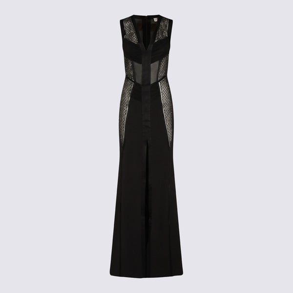 Elisabetta Franchi 95% Polyester dress in black