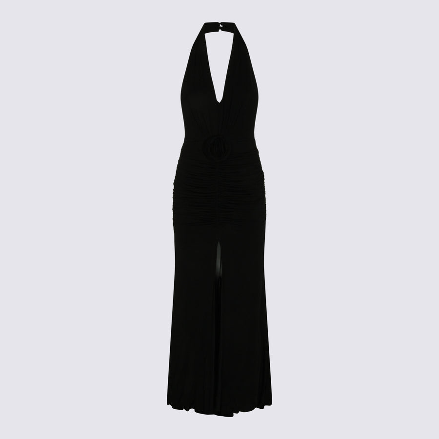 Blumarine 93% Viscose bodysuit in black