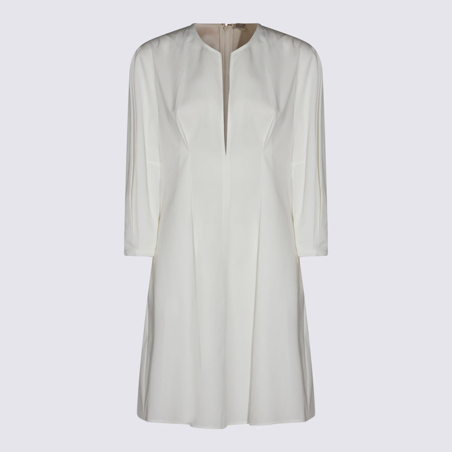 Toteme 100% Cotton dress in white