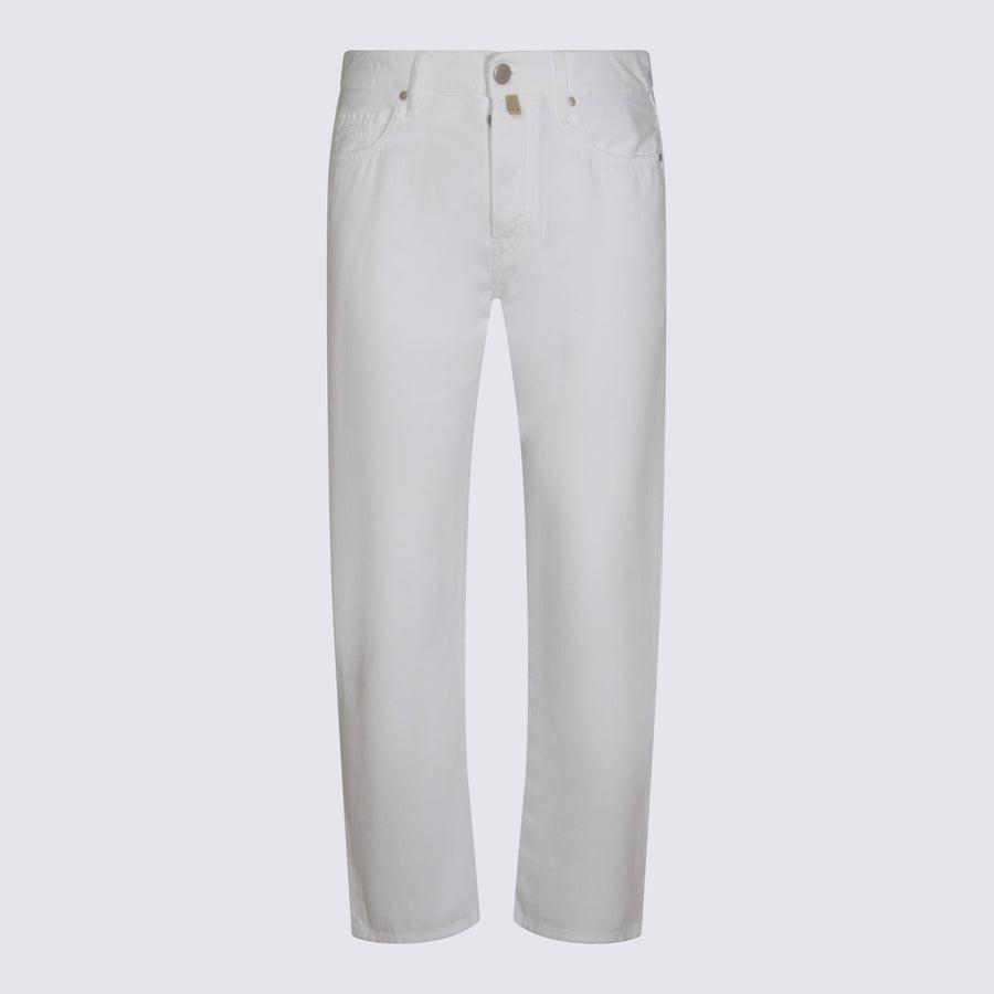 Jacob Cohen 100% cotton jeans in white