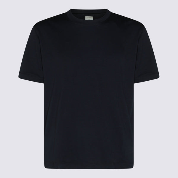 Eleventy 50% Modal 50% Cotton t-shirt in navy