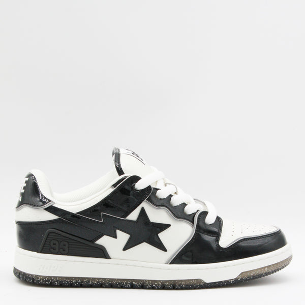 Bape Leather sneaker in black
