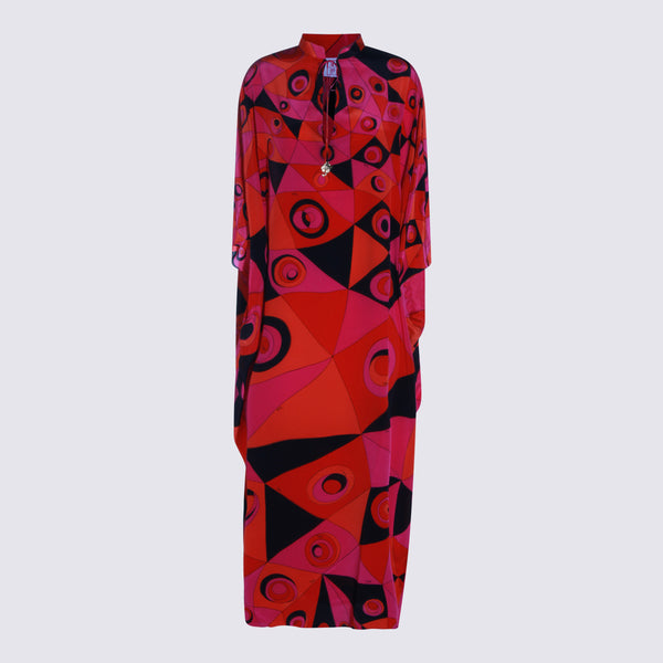 Emilio Pucci Silk dress in red