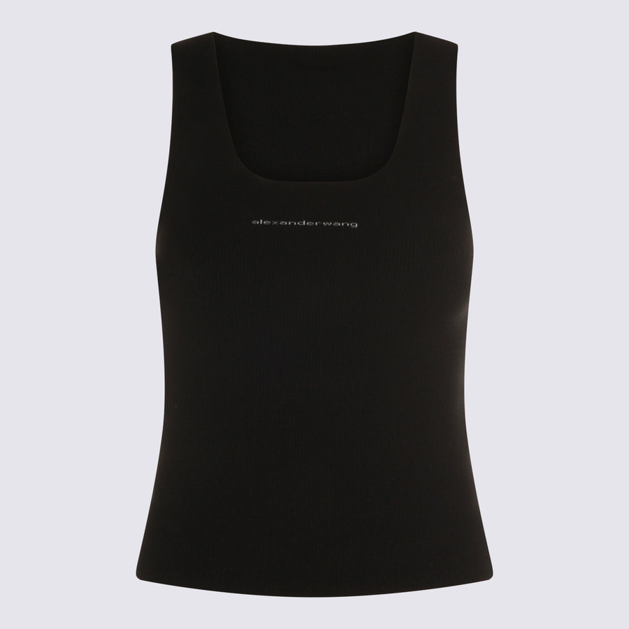Alexander Wang 100% Cotton tank top in black