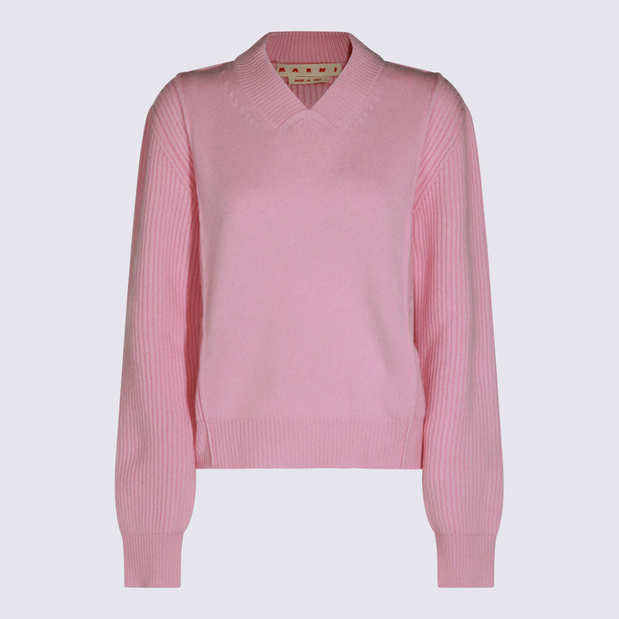 Marni 90% Virgin Wool sweater in pink
