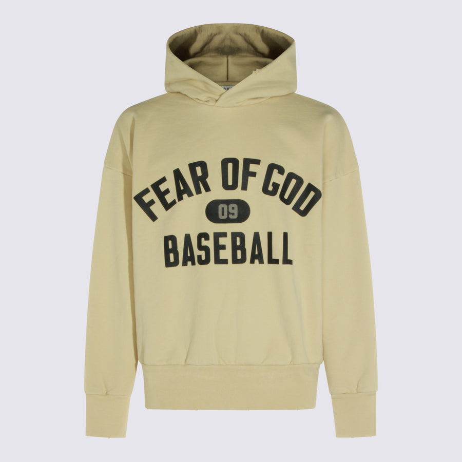 Fear Of God Cotton blend hoodie in yellow