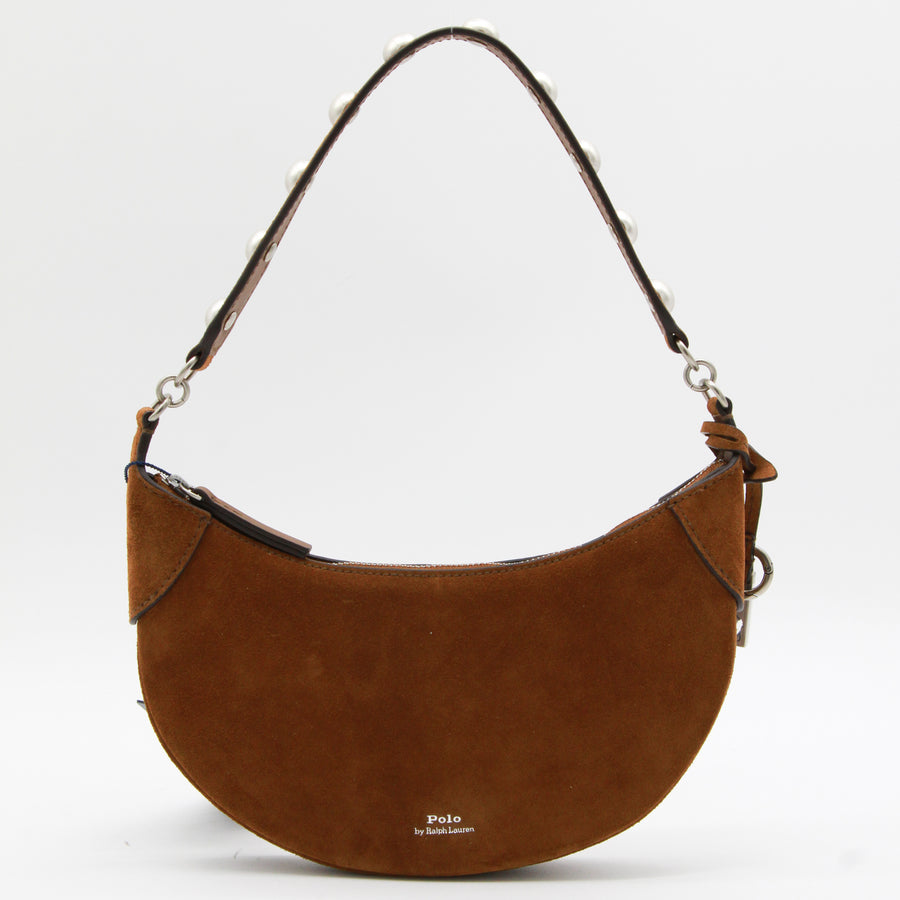 Polo Ralph Lauren Suede shoulder bag in brown