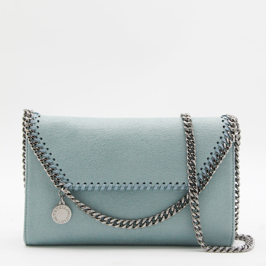 Stella McCartney 100% polyester shoulder bag in blue