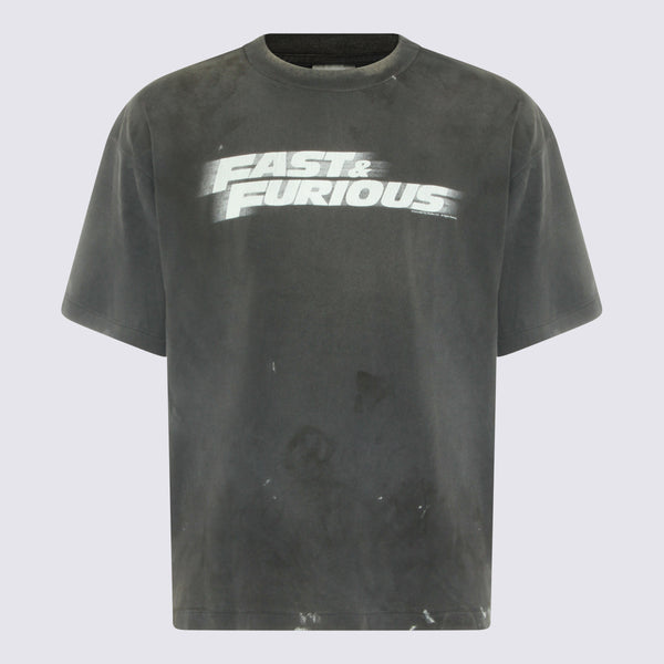 Saint Mxxxxxx Cotton t-shirt in black