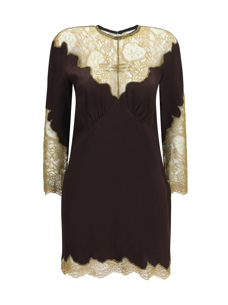 The Attico 61% Acetate; 39% Viscose dress in black