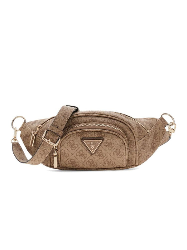 Guess Pouch Latte Logo Polyurethane Bags / Pouches