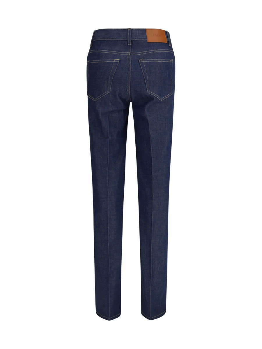 Jeans Four-Pocket Truly Navy Cotton