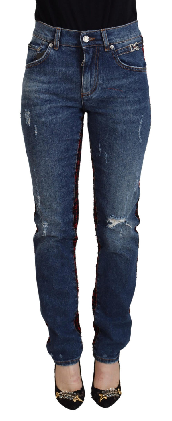 Dolce & Gabbana 80% Cotton jeans in blue