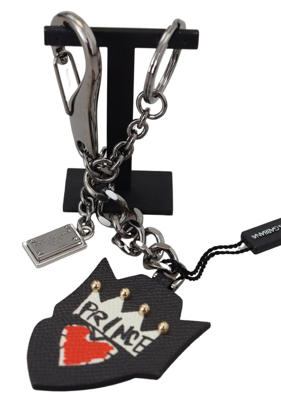 Dolce & Gabbana 40% Zama key case in black