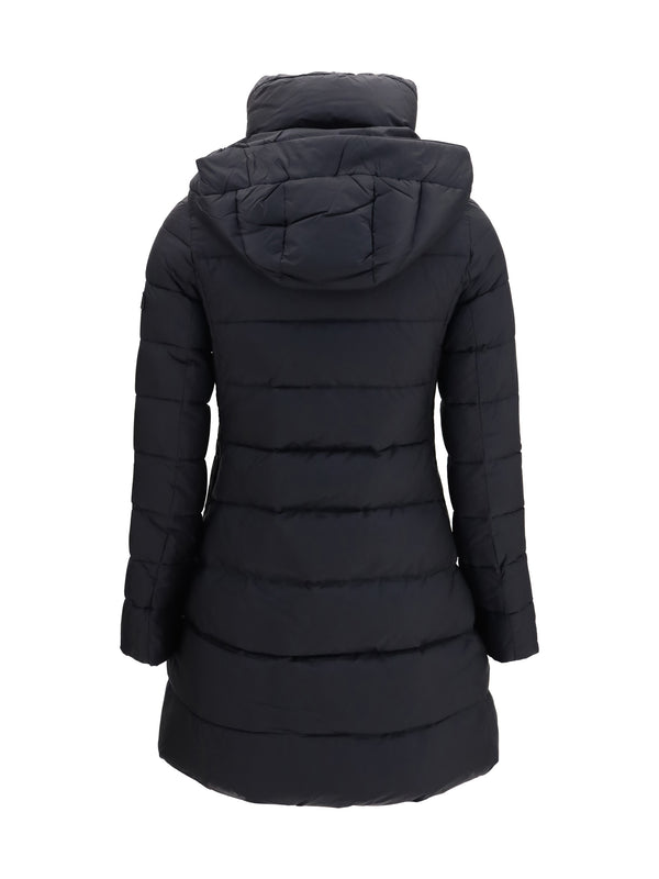 Down Jacket Politeama Black Nylon Puffer