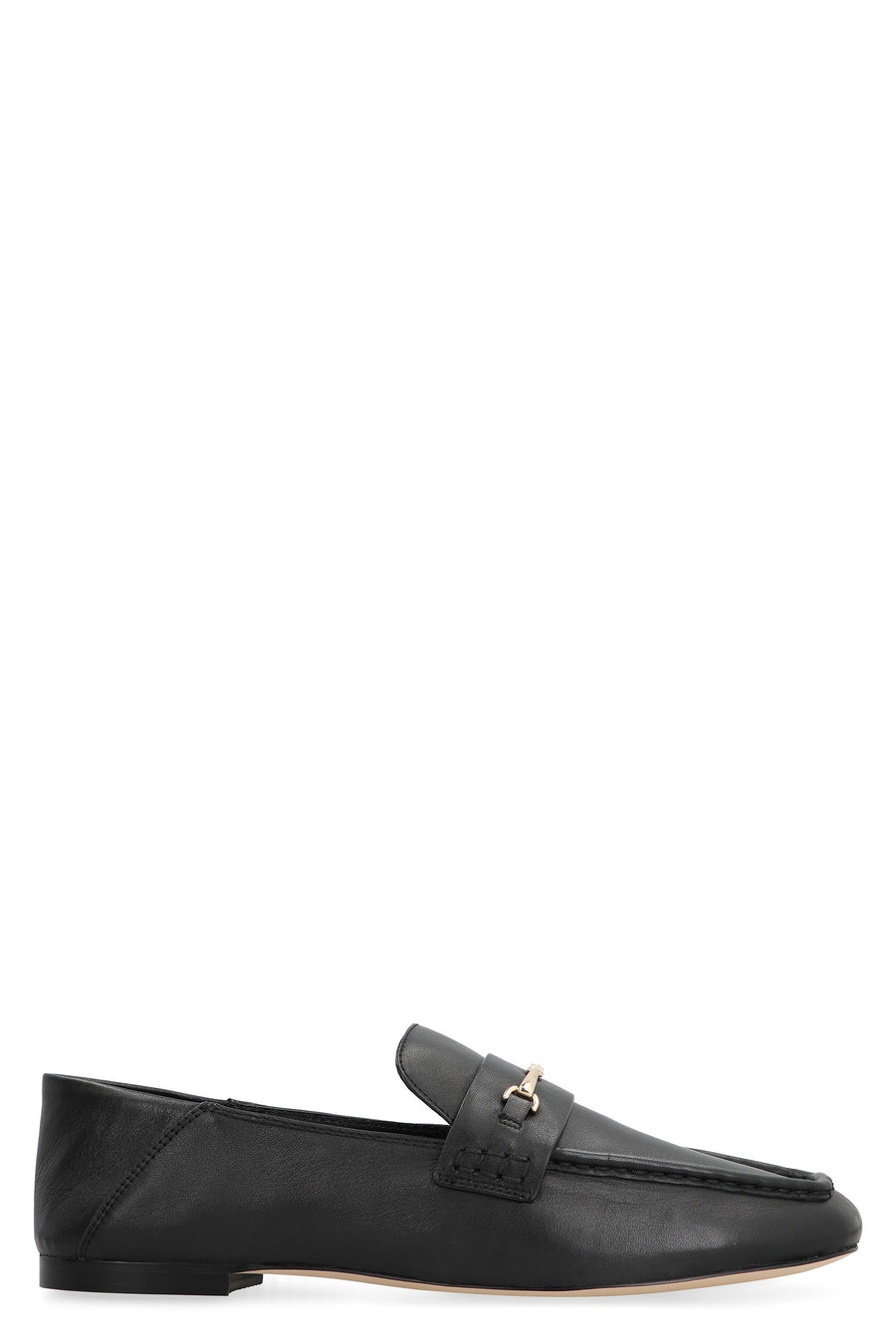Lena Leather Loafers Black Goatskin