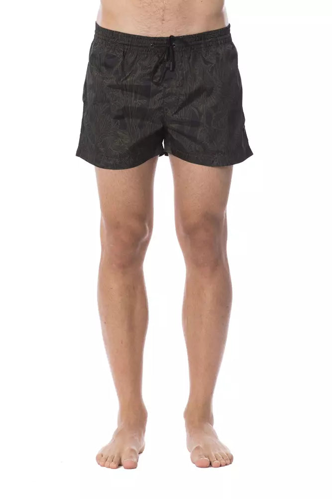 Roberto Cavalli Sport Polyester swim shorts in black