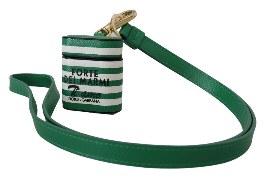 Dolce & Gabbana Leather card case in green