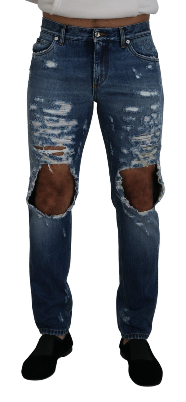 Dolce & Gabbana 98% Cotton jeans in blue