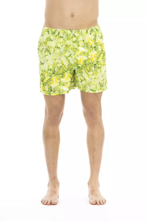 Just Cavalli Polyester swim shorts in green