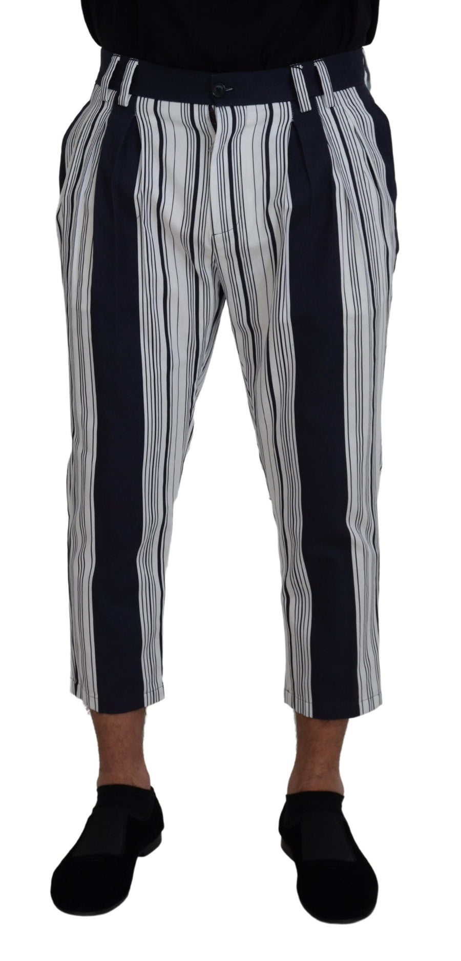 Dolce & Gabbana 100% Cotton trousers in white