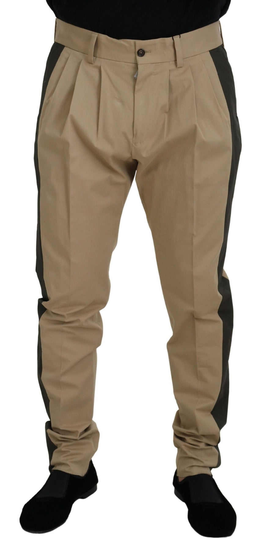Dolce & Gabbana 97% Cotton trousers in beige