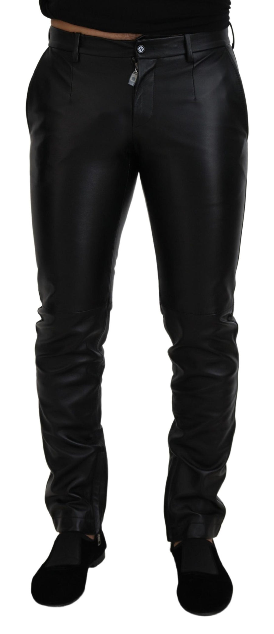 Dolce & Gabbana 100% Agnello trousers in black